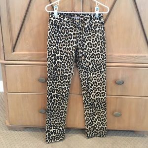 Kate spade cheetah print jeans
